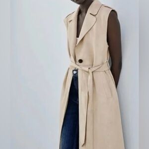 ZARA • Velvet/Suedette Feel Dress